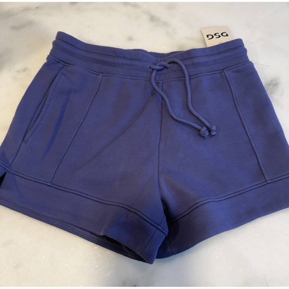 New DSG Classic Mid Rise Sweat Short Women's Size Small Purple